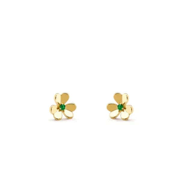 [⭐Shinejoy]FRIVOLE  FLOWER MALACHITE EARRINGS