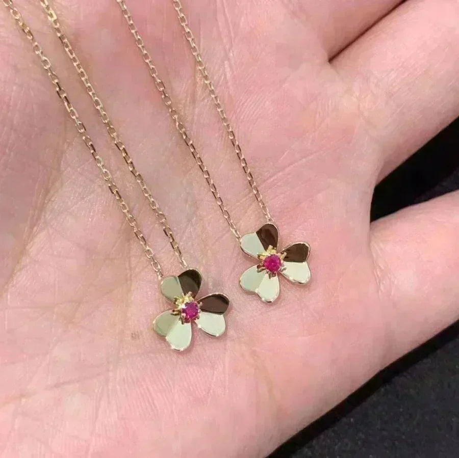 [⭐Shinejoy]FRIVOLE GOLD FLOWER NECKLACE