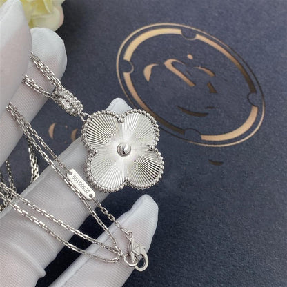 [⭐Shinejoy]CLOVER 25MM SILVER BIG CLOVER NECKLACE