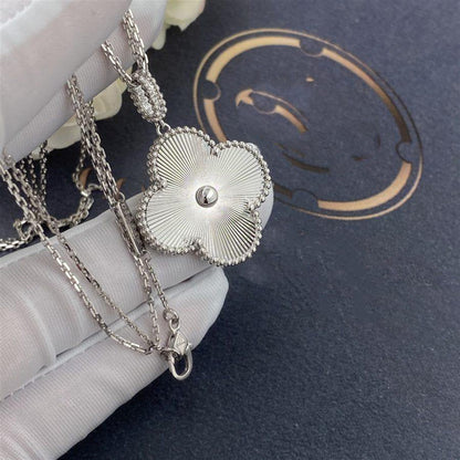 [⭐Shinejoy]CLOVER 25MM SILVER BIG CLOVER NECKLACE