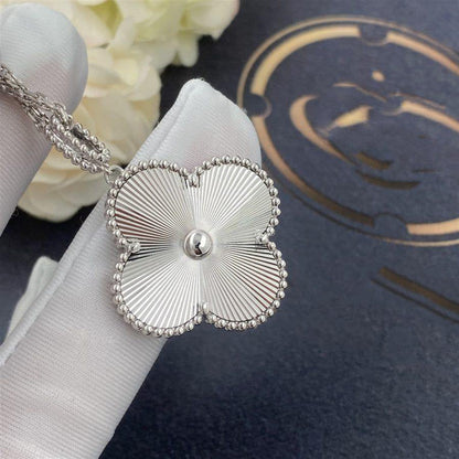 [⭐Shinejoy]CLOVER 25MM SILVER BIG CLOVER NECKLACE