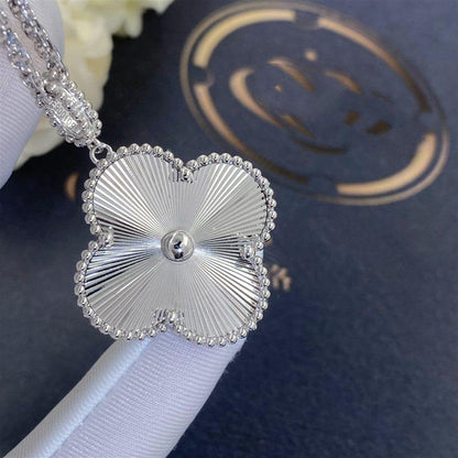 [⭐Shinejoy]CLOVER 25MM SILVER BIG CLOVER NECKLACE