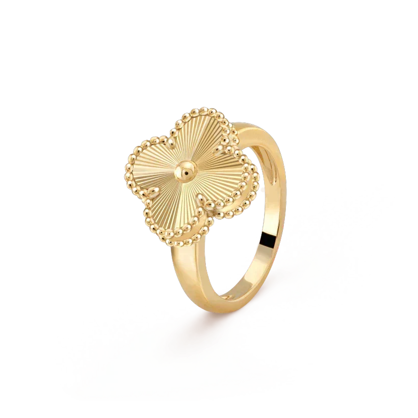 [⭐Shinejoy]CLOVER GOLD RING