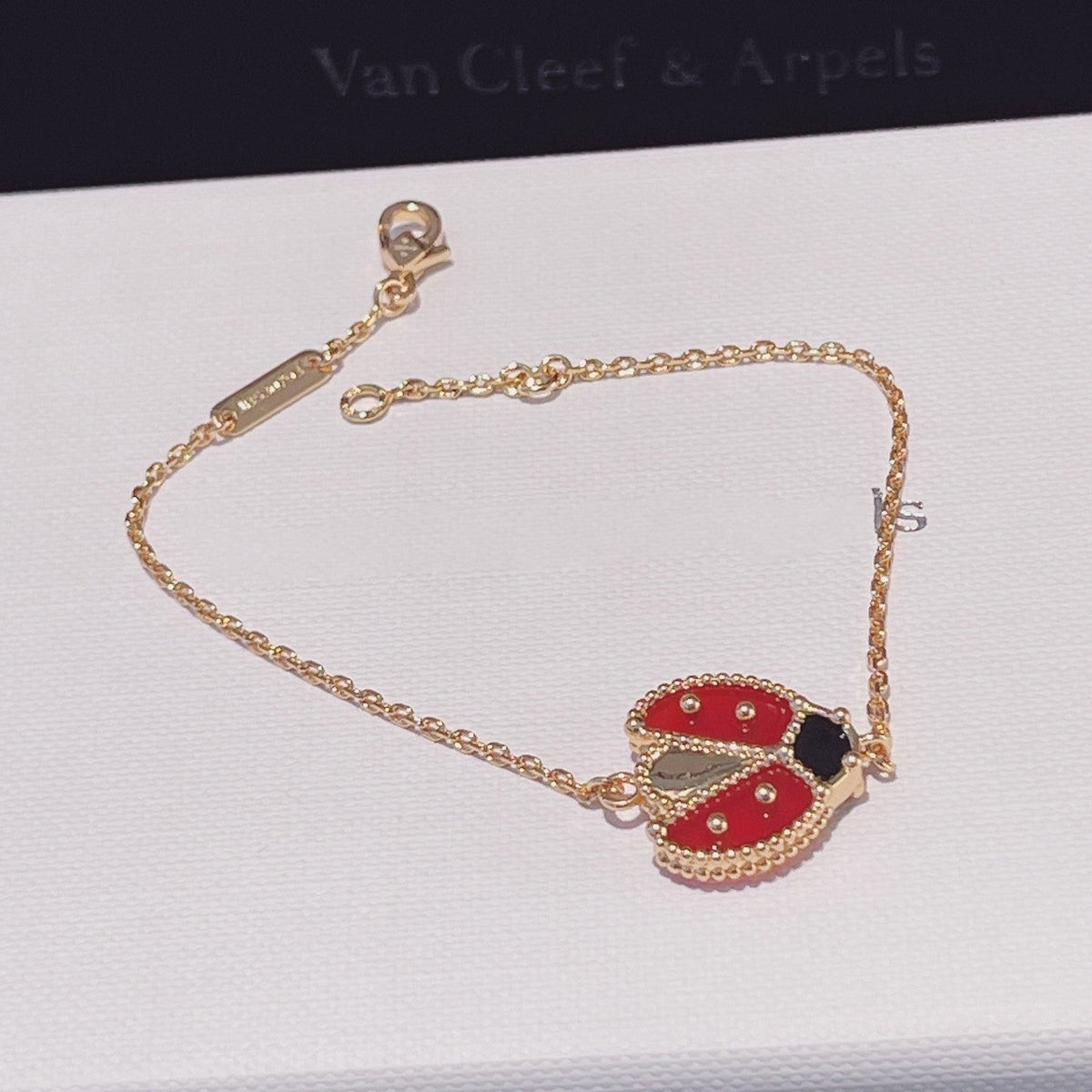 [⭐Shinejoy]LUCKY SPRING 1 MOTIF PINK GOLD BRACELET