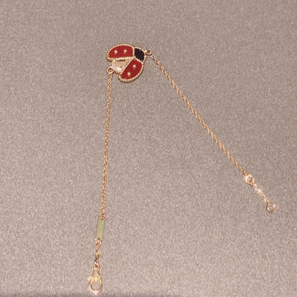 [⭐Shinejoy]LUCKY SPRING 1 MOTIF PINK GOLD BRACELET